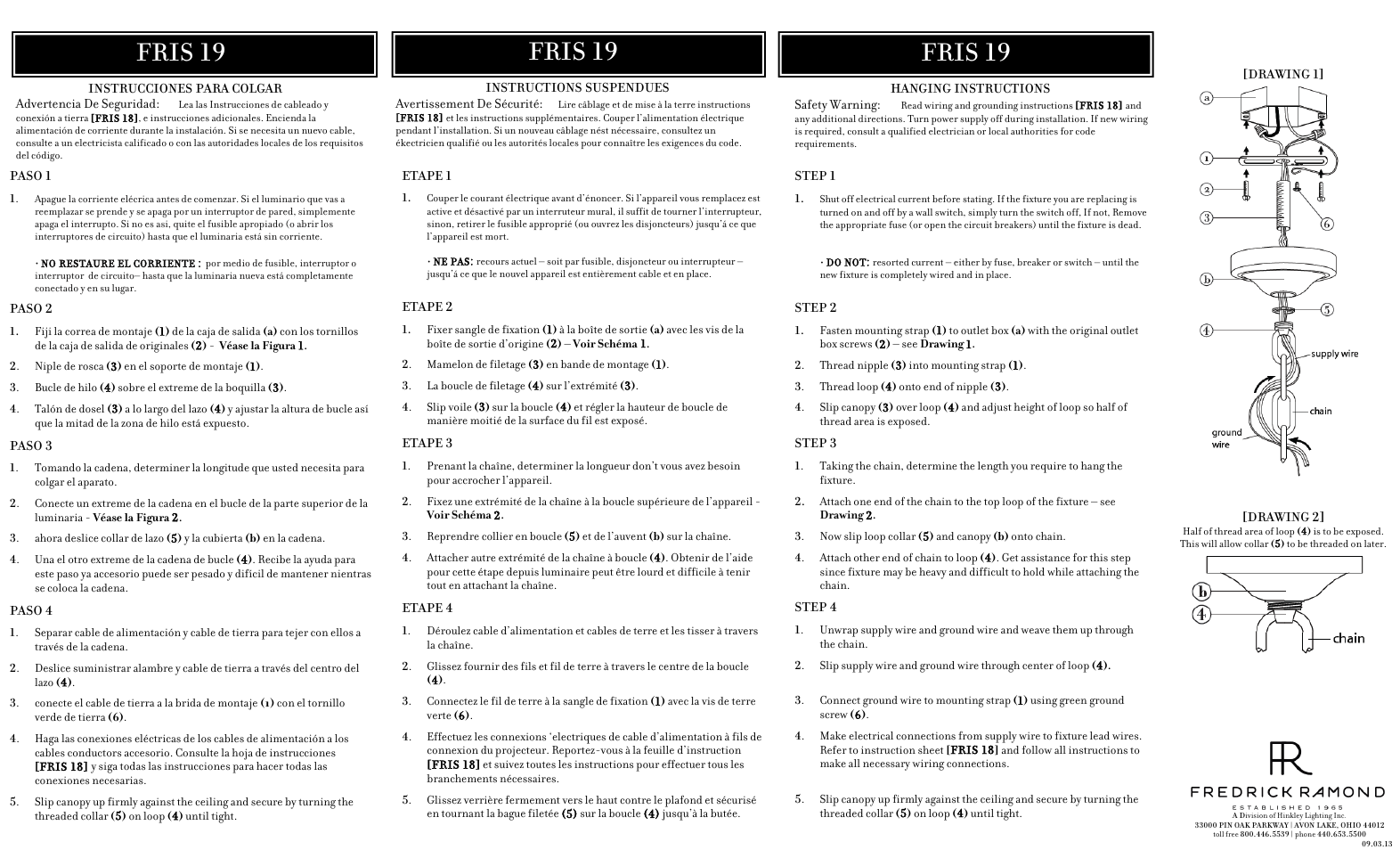 Fris 19 | Hinkley Lighting BASTILLE FR41248VBZ User Manual | Page 2 / 3
