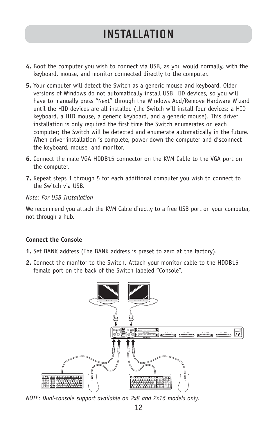 Installation | Belkin F1DE108C User Manual | Page 14 / 49