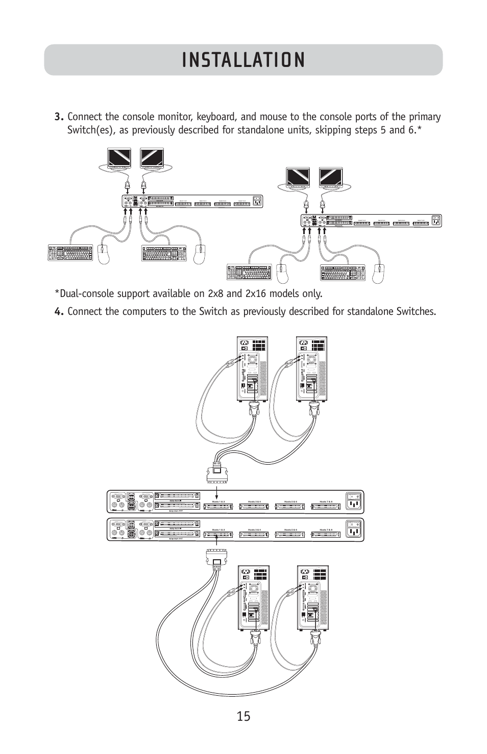 Installation | Belkin F1DE108C User Manual | Page 17 / 49