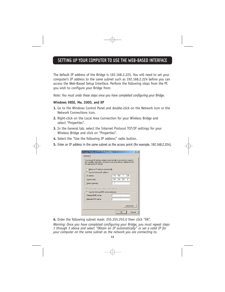 Belkin 802.11g User Manual | Page 16 / 31