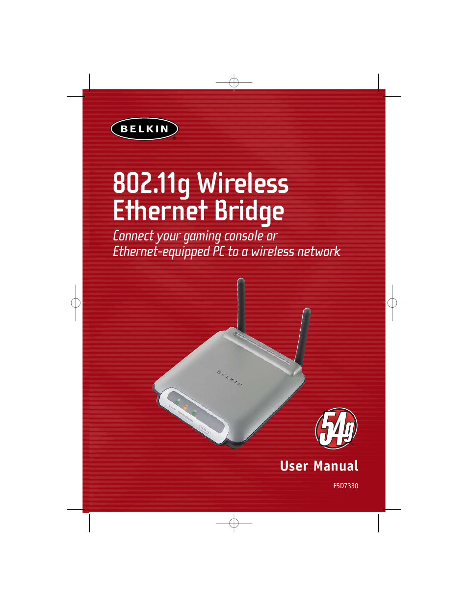 11g wireless ethernet bridge | Belkin 802.11g User Manual | Page 2 / 31