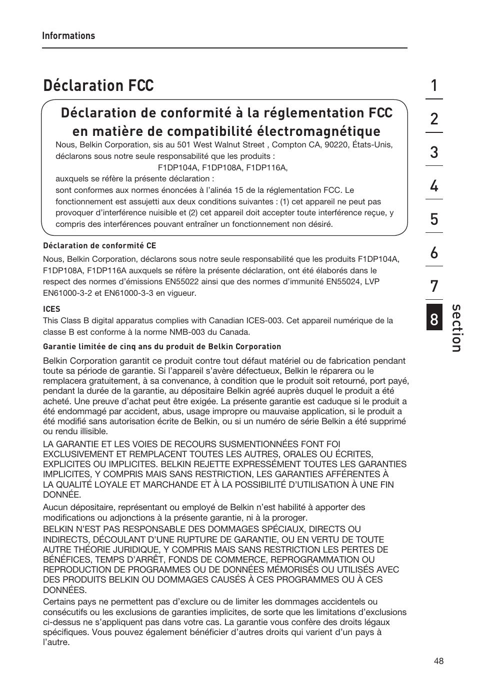 Belkin F1DP108AEA User Manual | Page 102 / 306