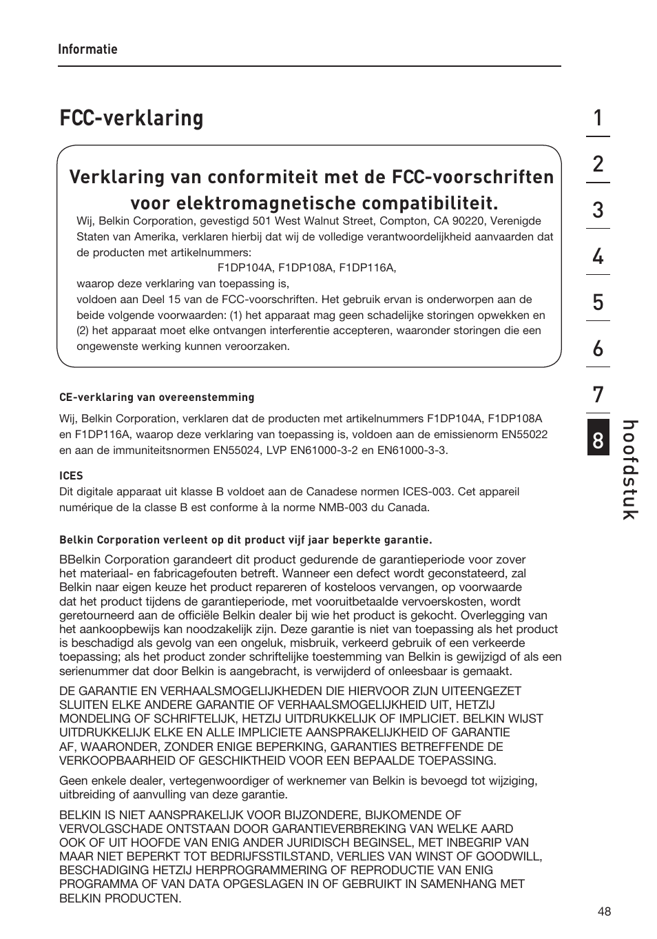 Ho of ds tu k | Belkin F1DP108AEA User Manual | Page 204 / 306