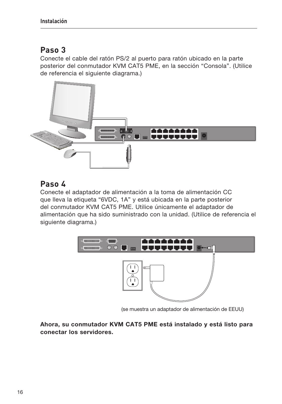 Paso 3, Paso 4 | Belkin F1DP108AEA User Manual | Page 223 / 306