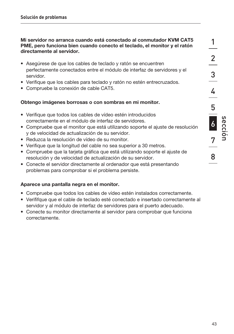 Sec ción | Belkin F1DP108AEA User Manual | Page 250 / 306