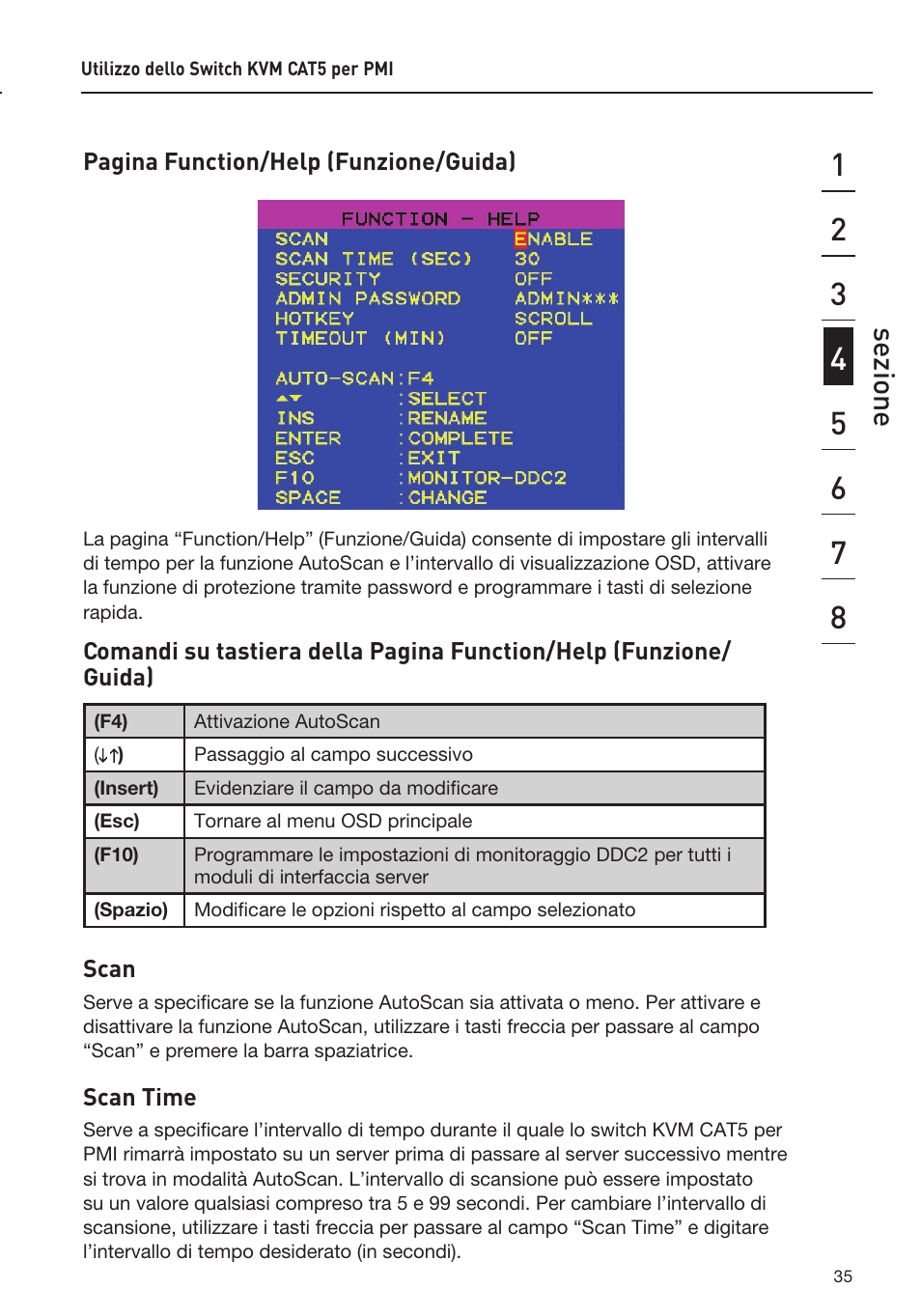 Sezione | Belkin F1DP108AEA User Manual | Page 293 / 306
