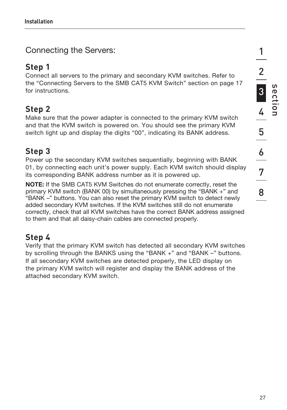 Se ct io n | Belkin F1DP108AEA User Manual | Page 30 / 306