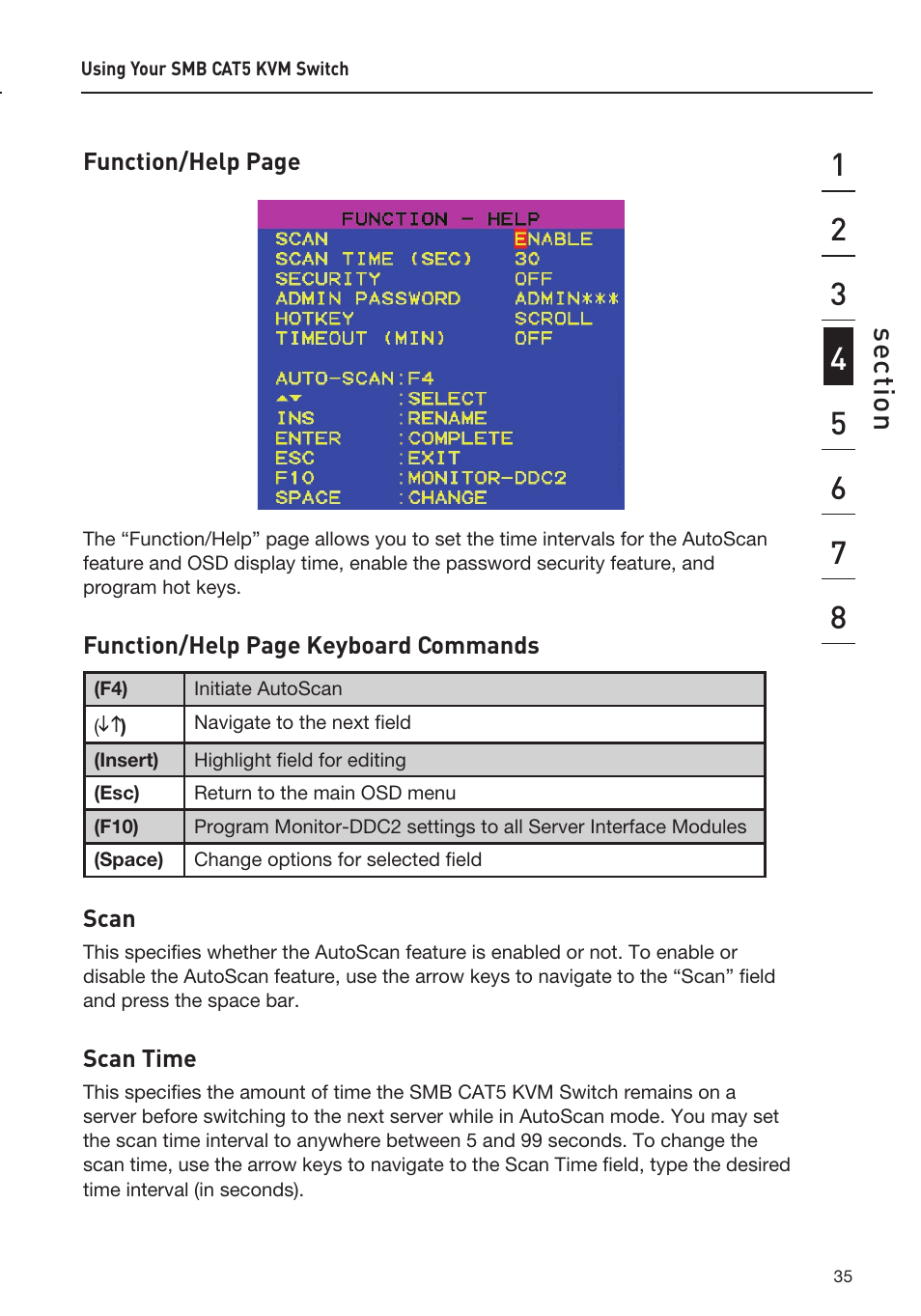 Se ct io n | Belkin F1DP108AEA User Manual | Page 38 / 306