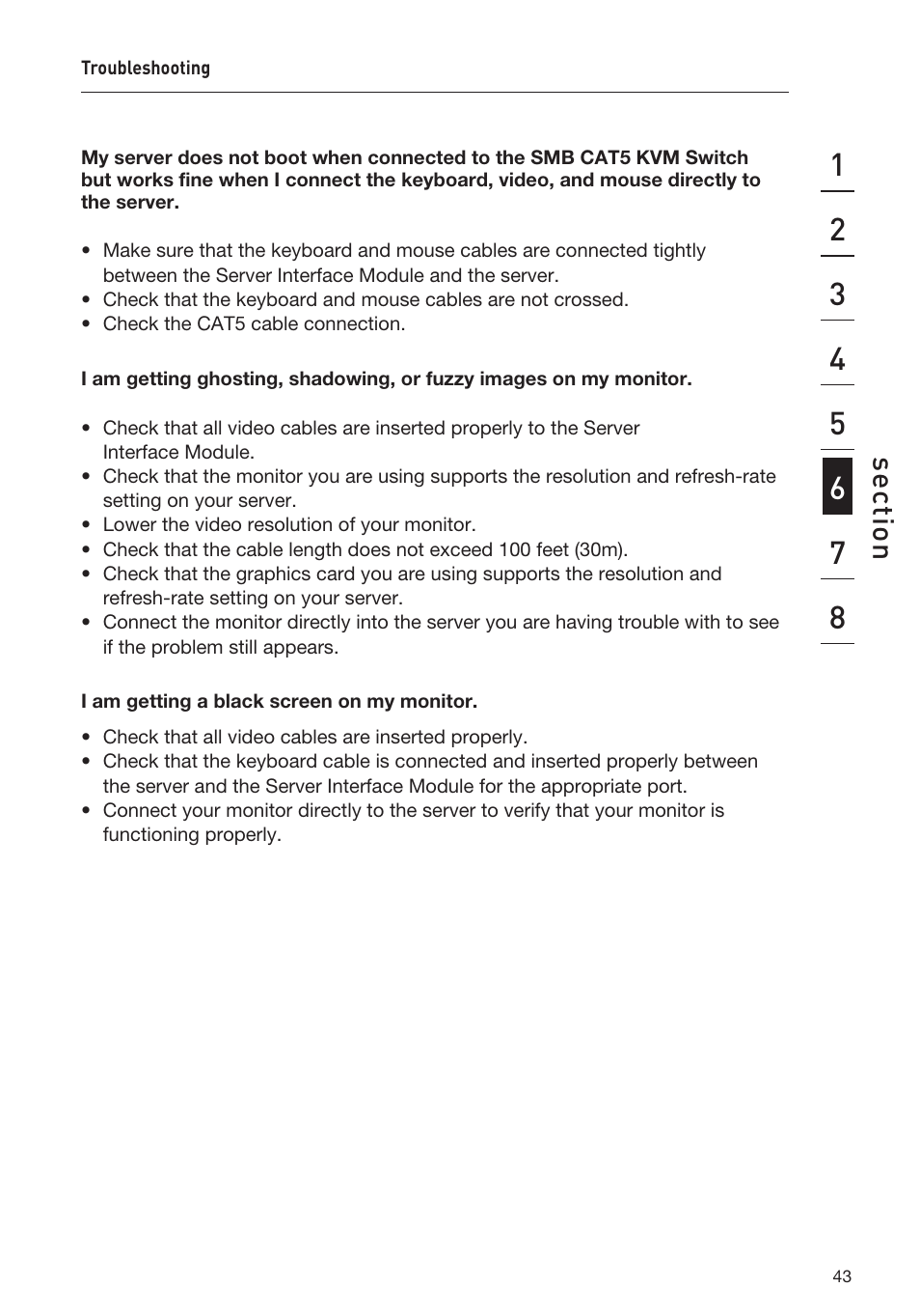 Se ct io n | Belkin F1DP108AEA User Manual | Page 46 / 306