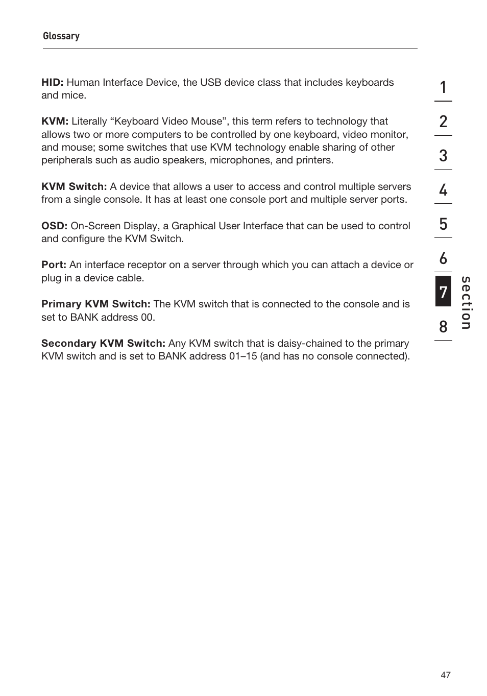Se ct io n | Belkin F1DP108AEA User Manual | Page 50 / 306