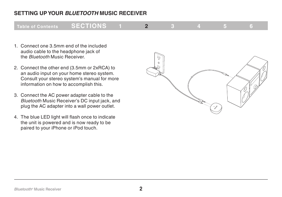 Belkin Bluetooth Music Receiver F8Z492 8820tt00264 User Manual | Page 4 / 14