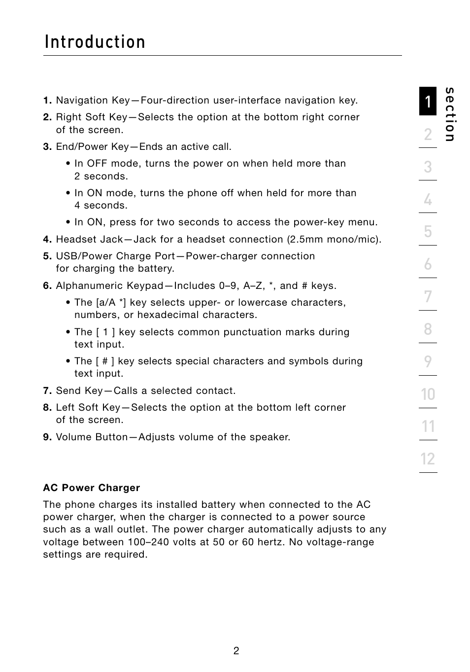 Introduction, Se ct io n | Belkin Skype F1PP000GN-SK User Manual | Page 5 / 54