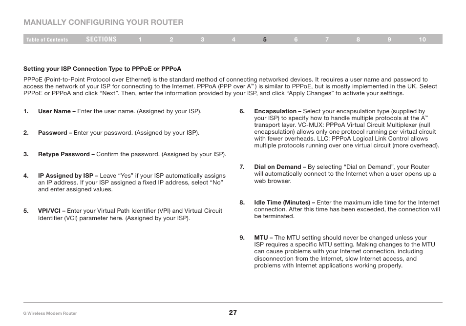 Belkin G Wireless Modem Router PM01218ea F5D7634-4 User Manual | Page 29 / 93