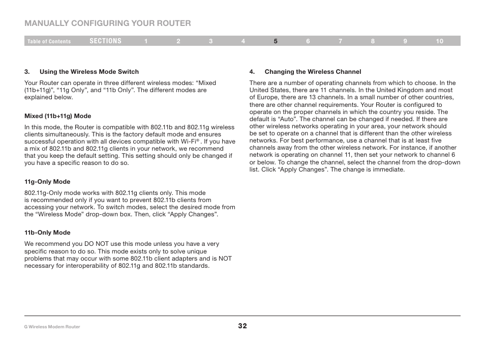 Belkin G Wireless Modem Router PM01218ea F5D7634-4 User Manual | Page 34 / 93