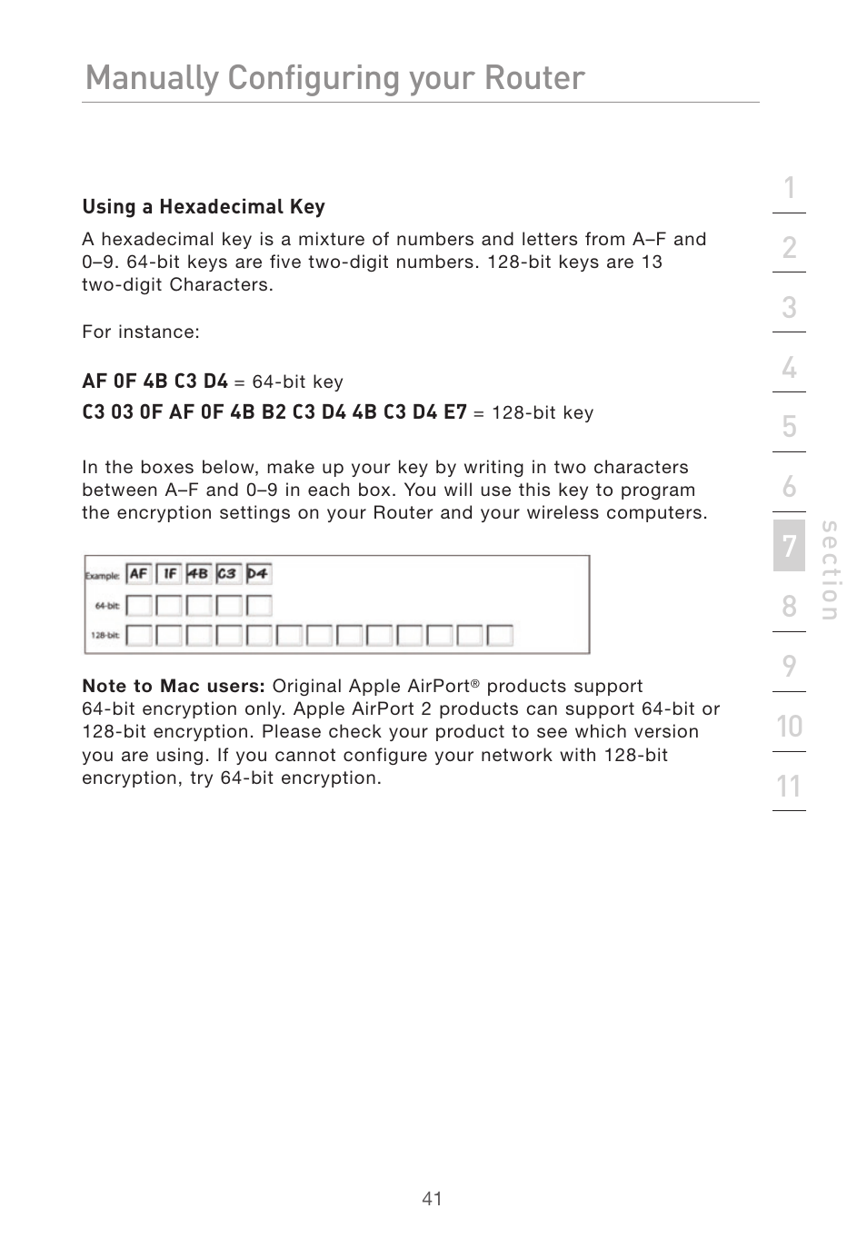 Manually configuring your router | Belkin Pre-N User Manual | Page 43 / 92