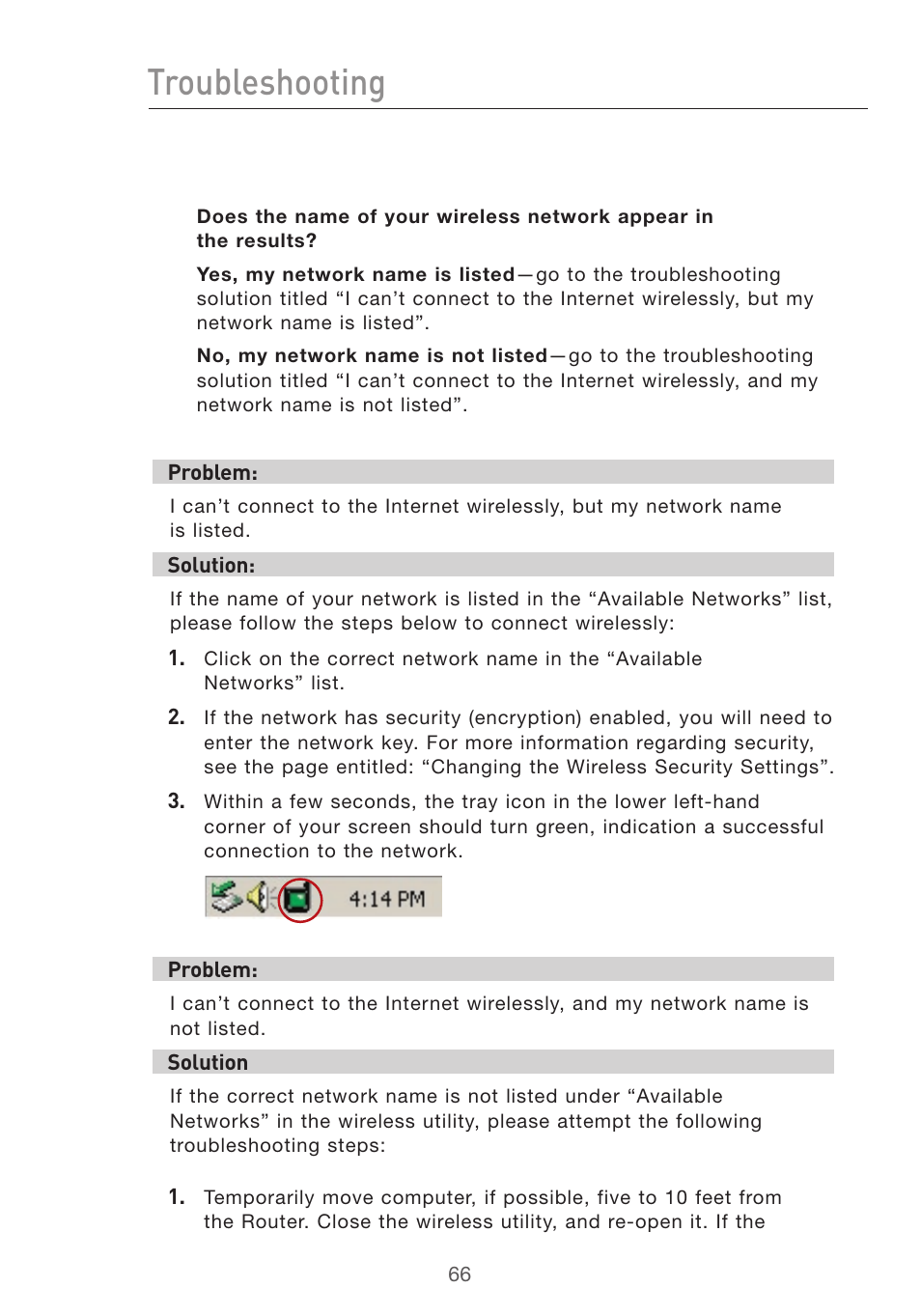 Troubleshooting | Belkin Pre-N User Manual | Page 68 / 92