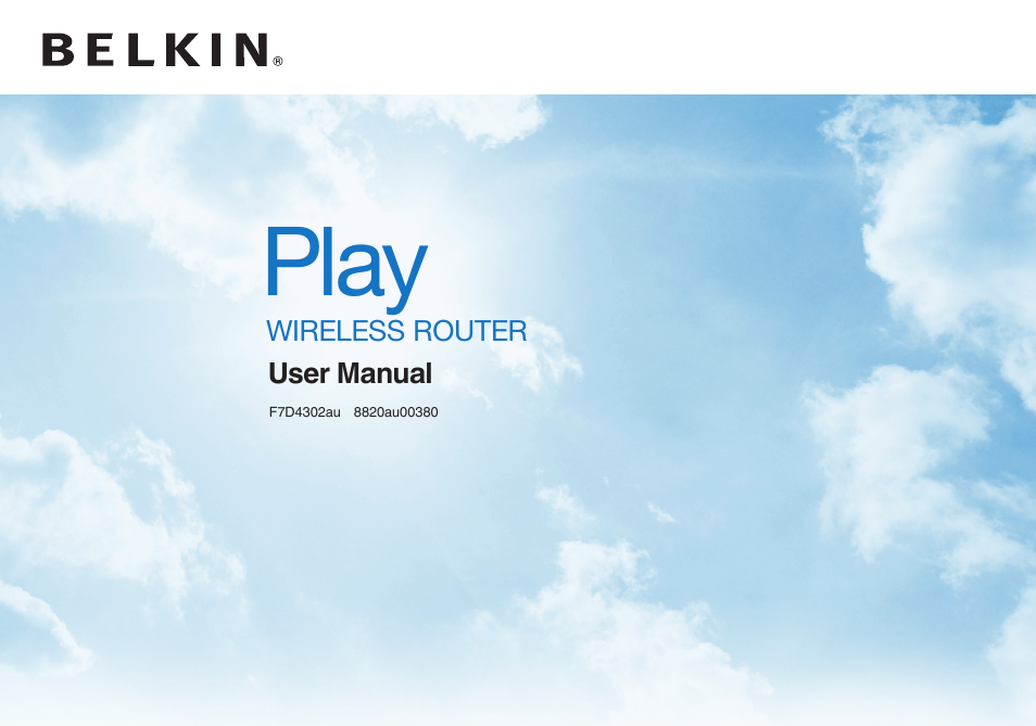 Belkin PLAY F7D4302AU User Manual | 39 pages