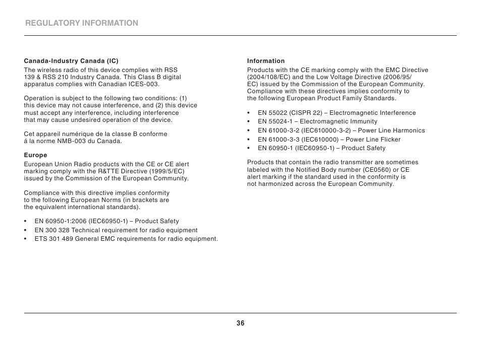 Belkin PLAY F7D4302AU User Manual | Page 38 / 39