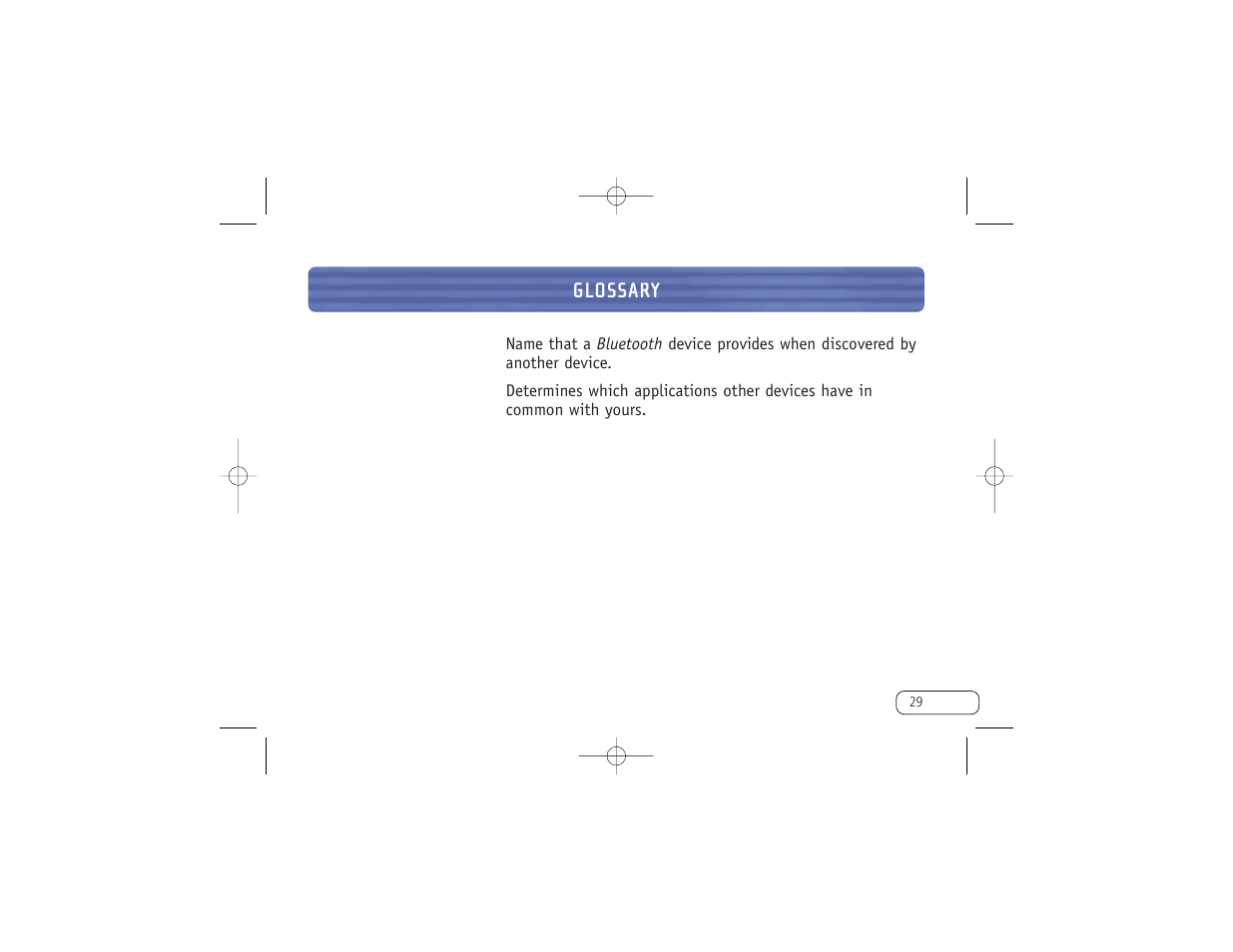 Glossary | Belkin F8T006-PC User Manual | Page 30 / 35
