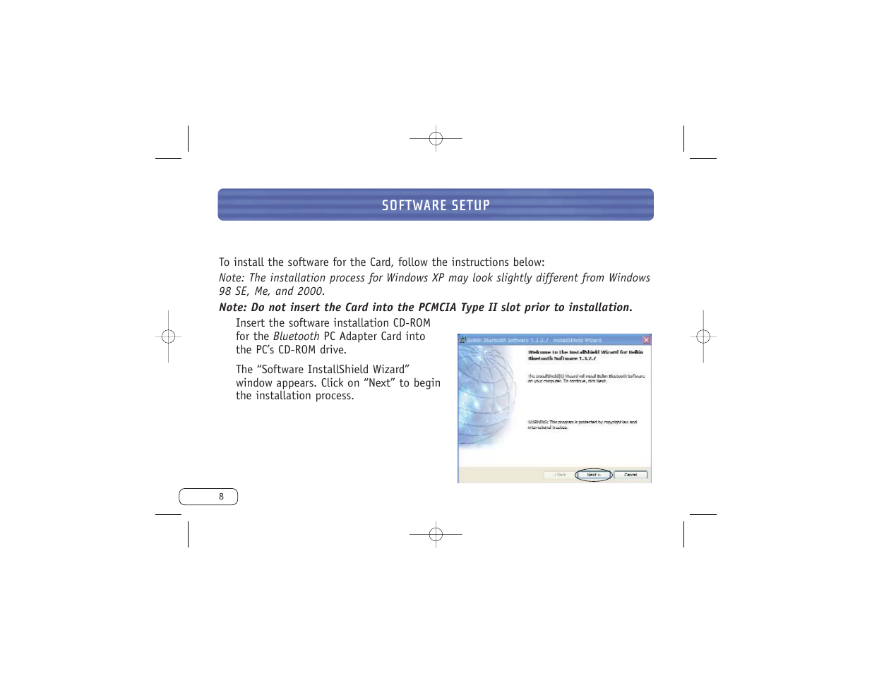 Belkin F8T006-PC User Manual | Page 9 / 35