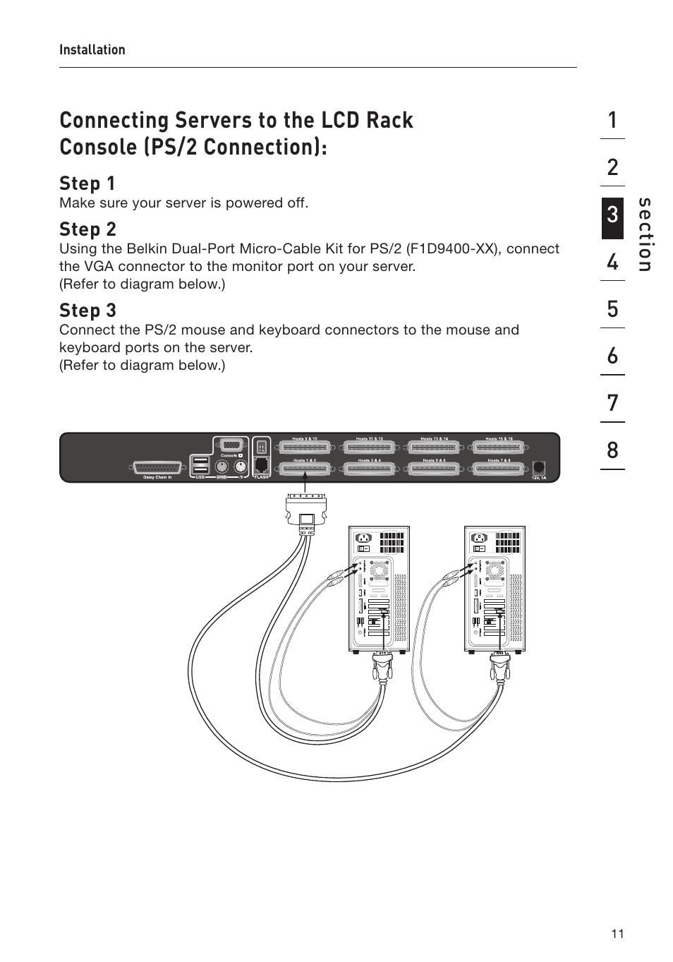Belkin OmniView F1DC1XXB-SR User Manual | Page 13 / 40