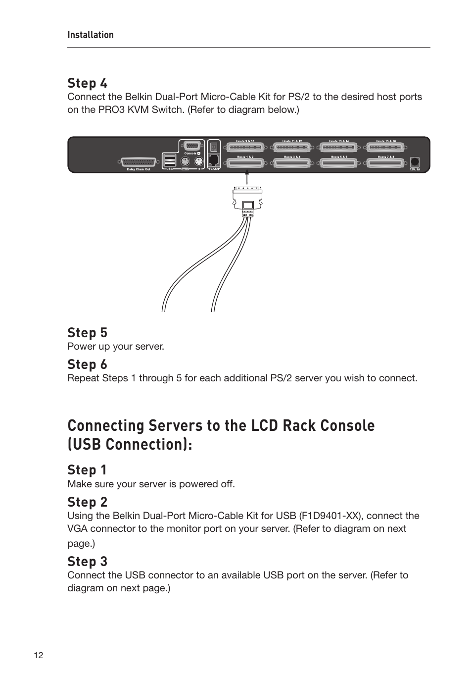 Belkin OmniView F1DC1XXB-SR User Manual | Page 14 / 40