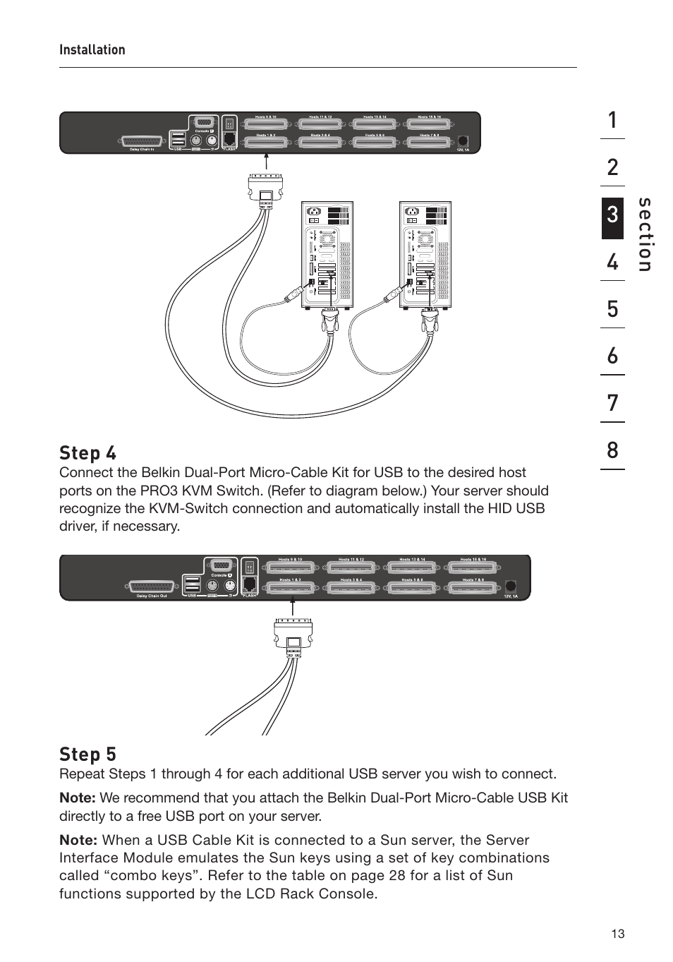 Belkin OmniView F1DC1XXB-SR User Manual | Page 15 / 40