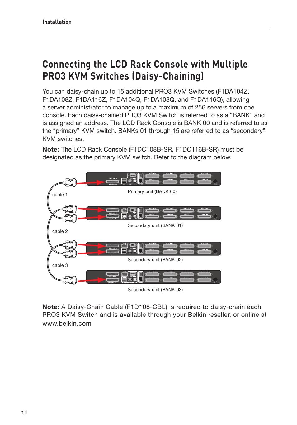 Belkin OmniView F1DC1XXB-SR User Manual | Page 16 / 40