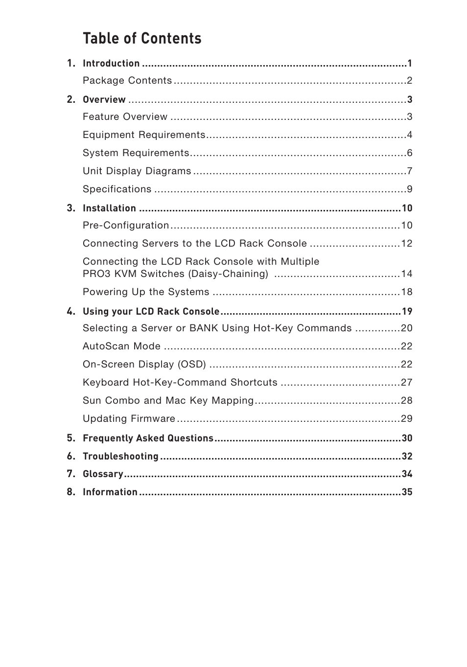 Belkin OmniView F1DC1XXB-SR User Manual | Page 2 / 40