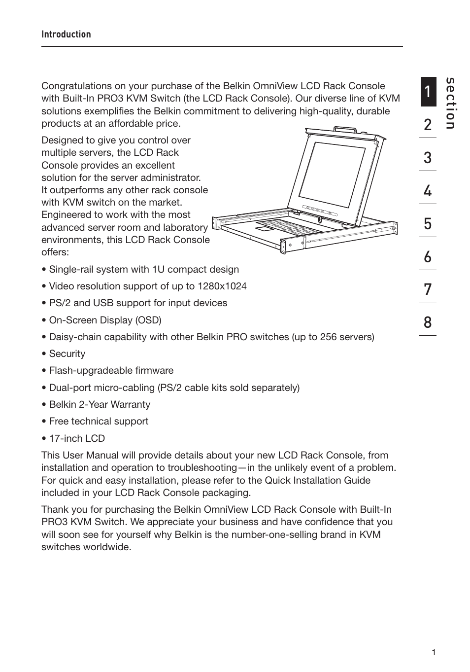 Belkin OmniView F1DC1XXB-SR User Manual | Page 3 / 40
