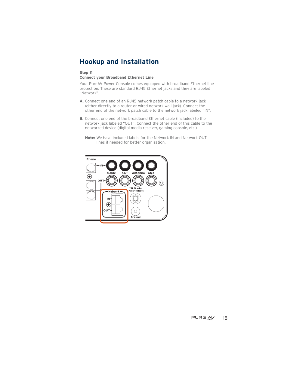 Hookup and installation | Belkin PUREFILTER PF60 User Manual | Page 19 / 28