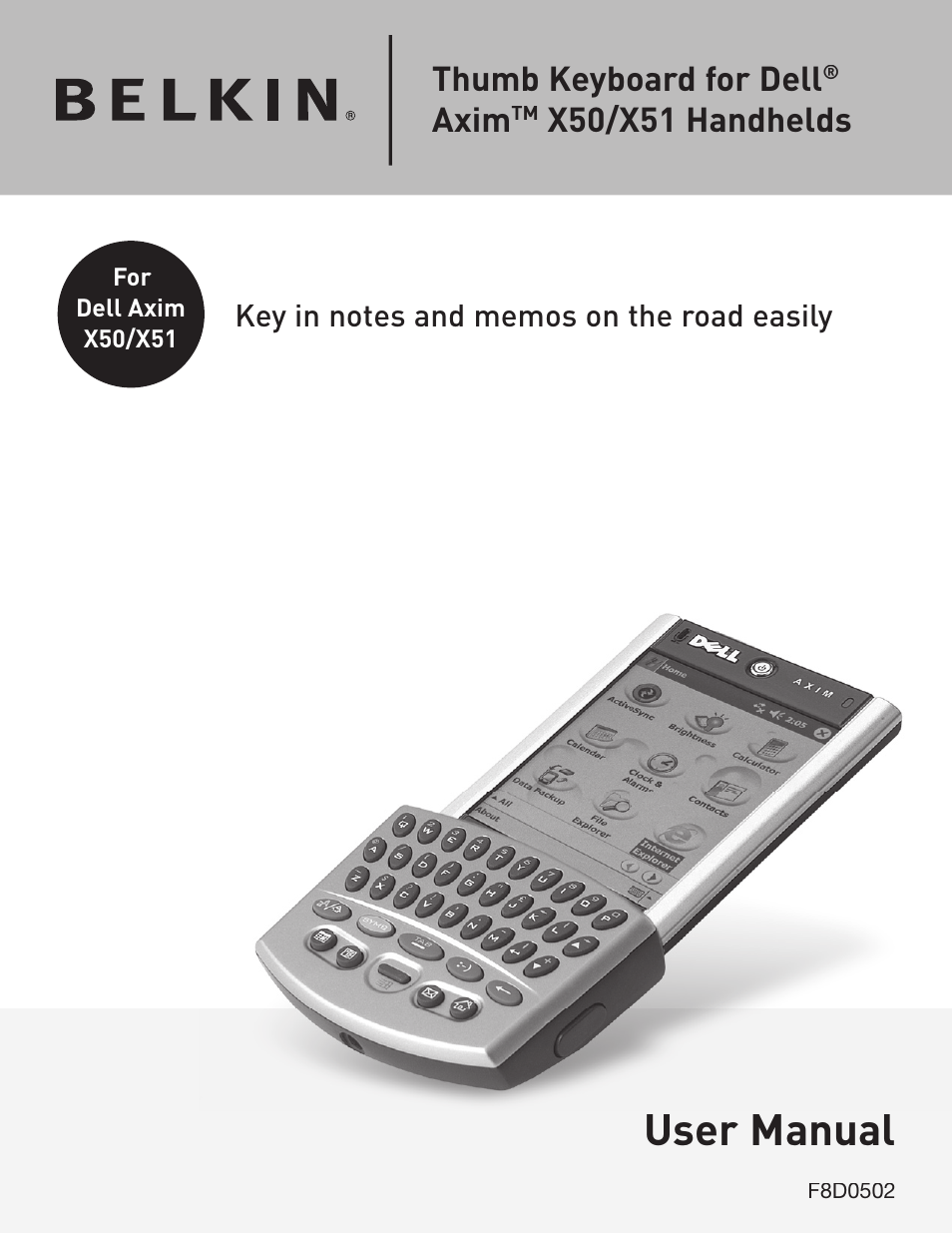 Belkin F8D0502 User Manual | 8 pages