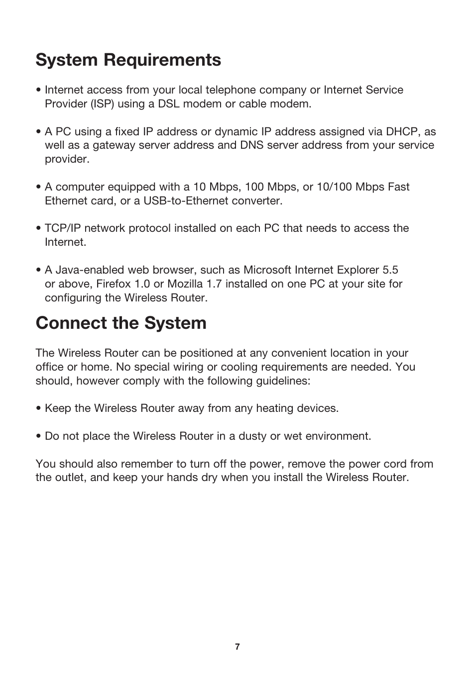 System requirements, Connect the system | MicraDigital P74847ea-A User Manual | Page 11 / 182
