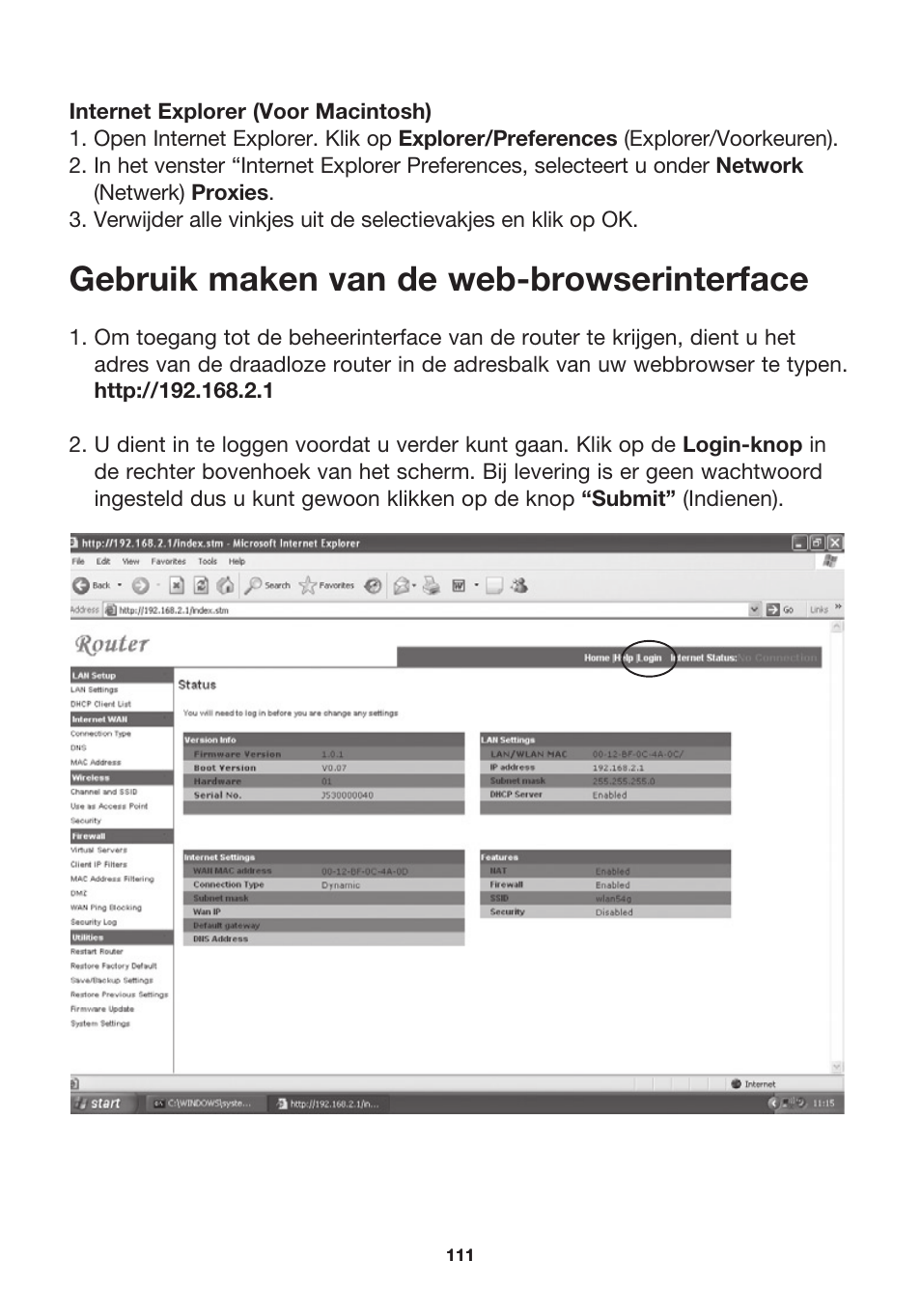 Gebruik maken van de web-browserinterface | MicraDigital P74847ea-A User Manual | Page 115 / 182