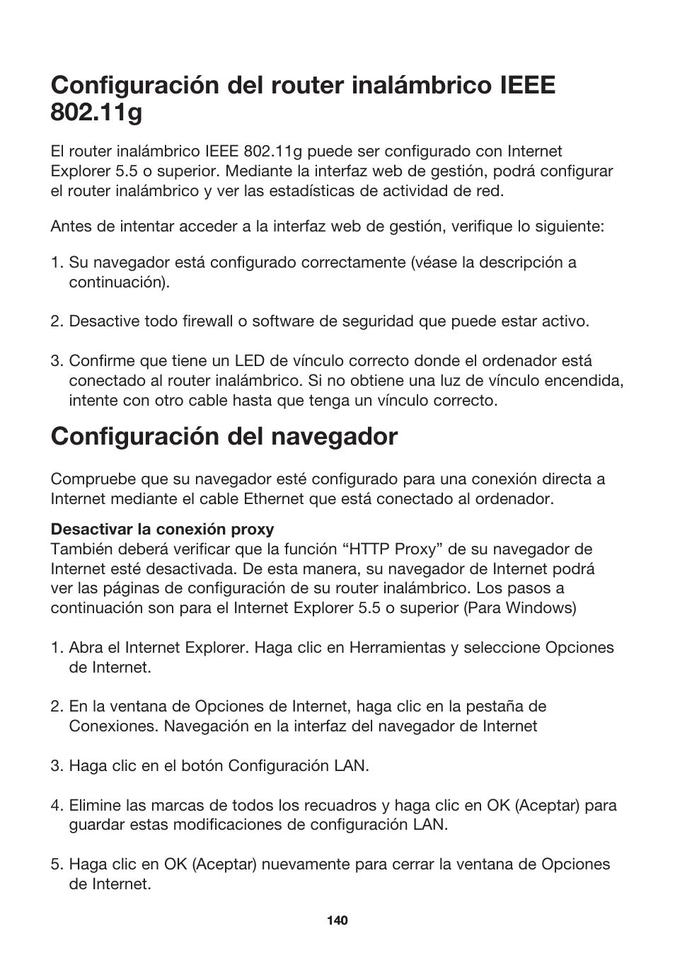 Configuración del navegador | MicraDigital P74847ea-A User Manual | Page 144 / 182