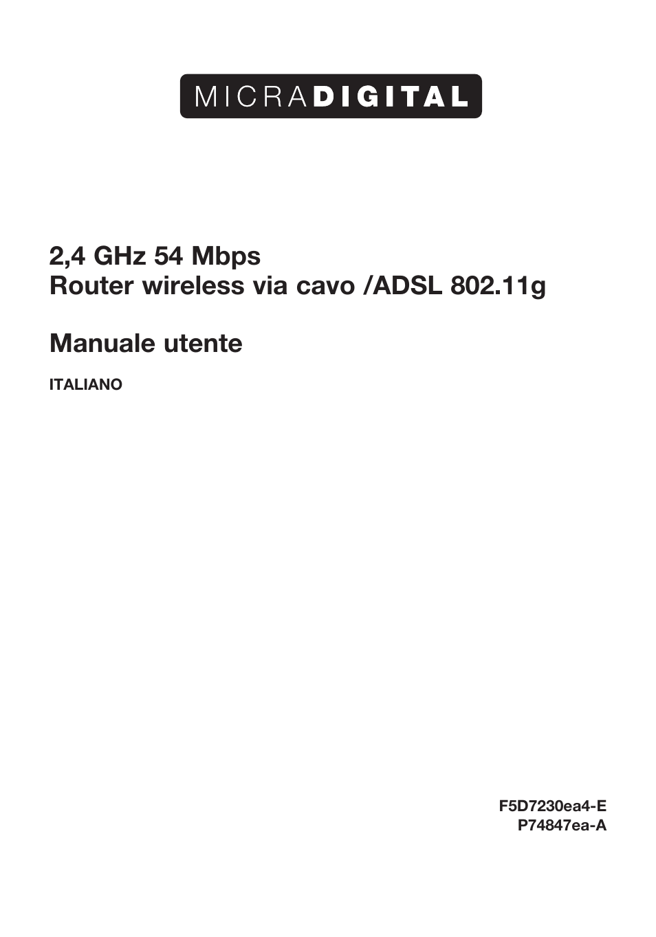 Italiano | MicraDigital P74847ea-A User Manual | Page 153 / 182