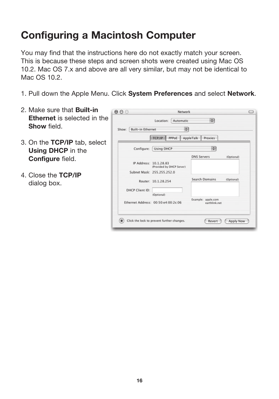 Configuring a macintosh computer | MicraDigital P74847ea-A User Manual | Page 20 / 182