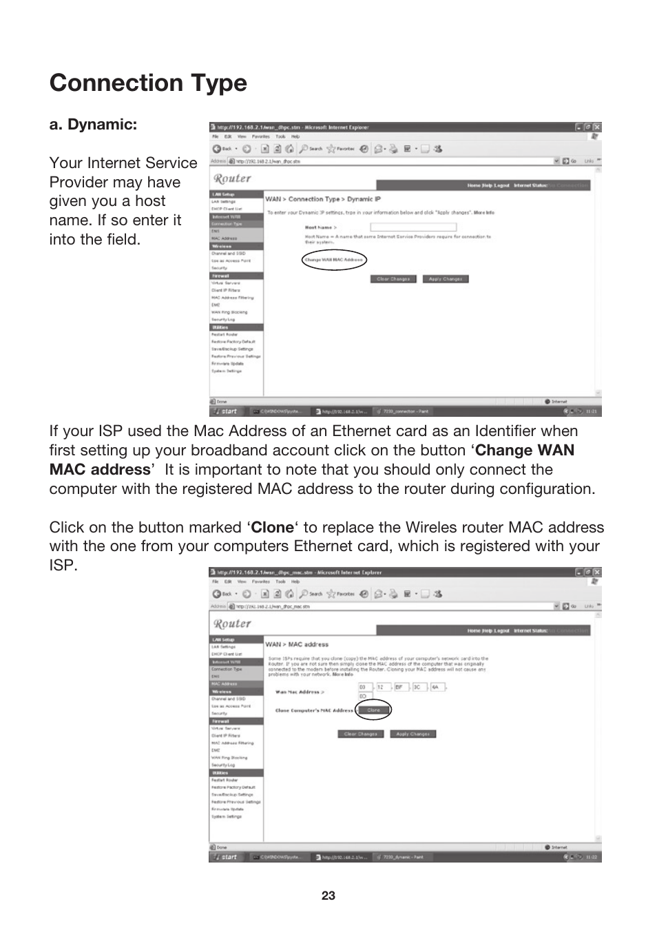Connection type | MicraDigital P74847ea-A User Manual | Page 27 / 182