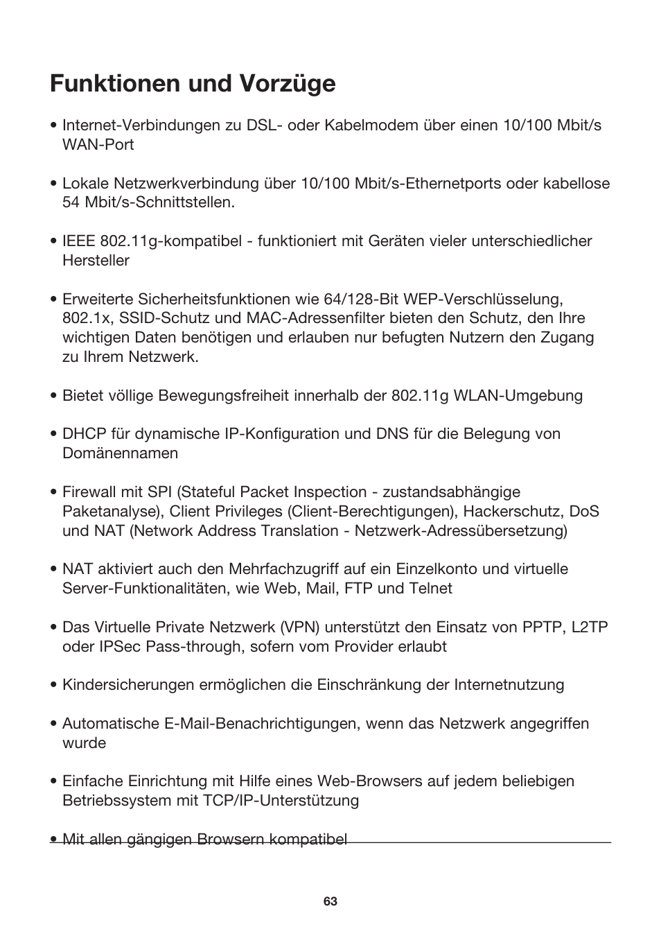 Funktionen und vorzüge | MicraDigital P74847ea-A User Manual | Page 67 / 182