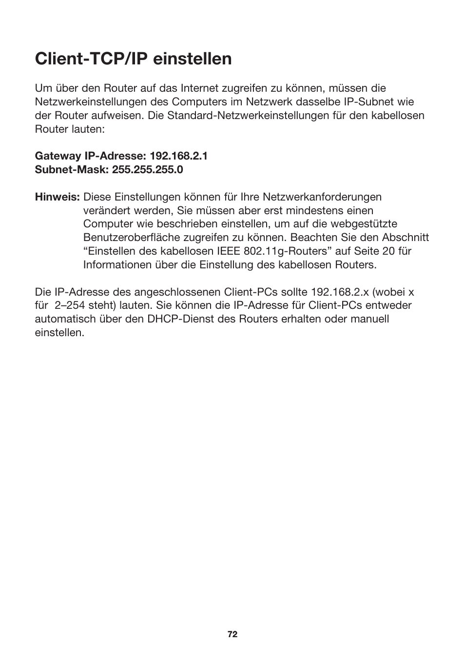 Client-tcp/ip einstellen | MicraDigital P74847ea-A User Manual | Page 76 / 182