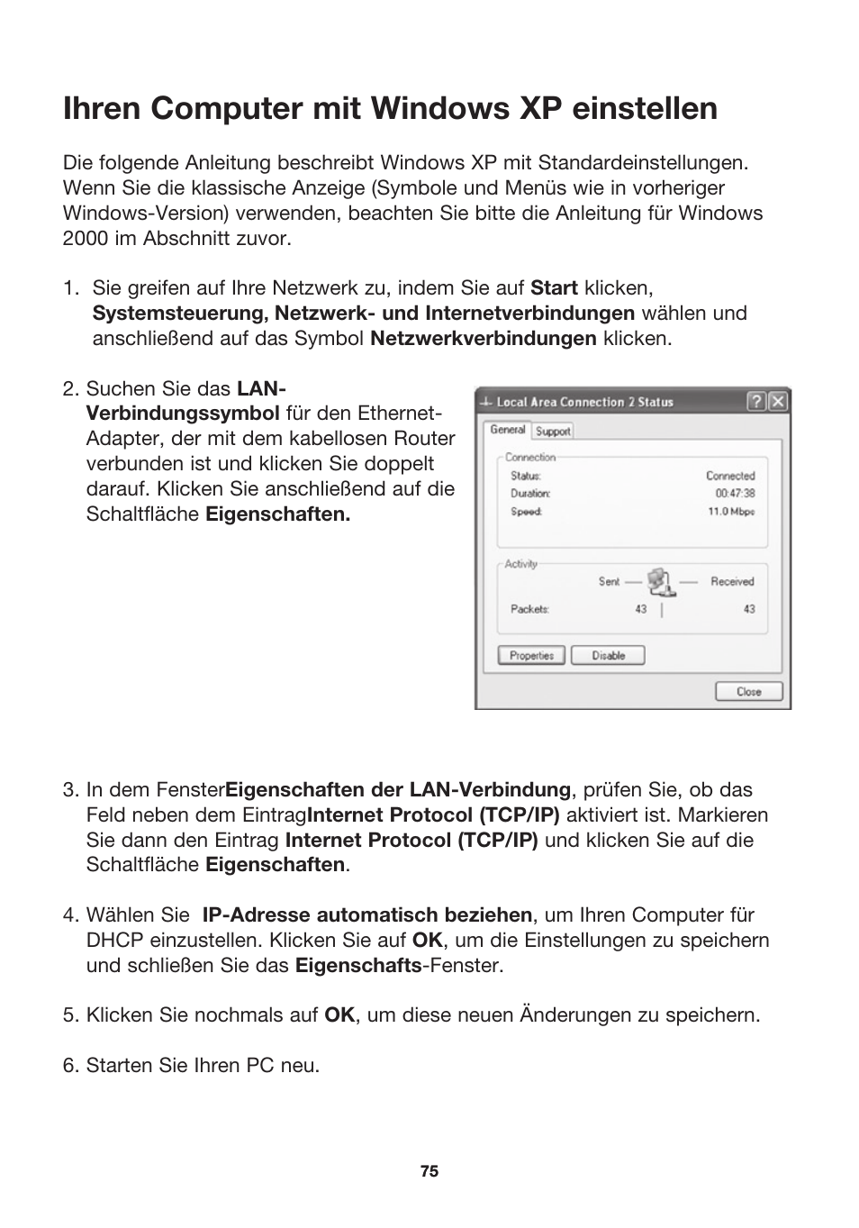Ihren computer mit windows xp einstellen | MicraDigital P74847ea-A User Manual | Page 79 / 182