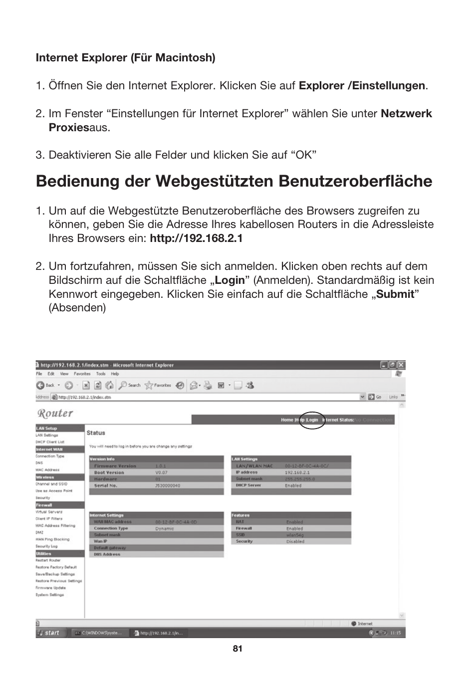 Bedienung der webgestützten benutzeroberfläche | MicraDigital P74847ea-A User Manual | Page 85 / 182