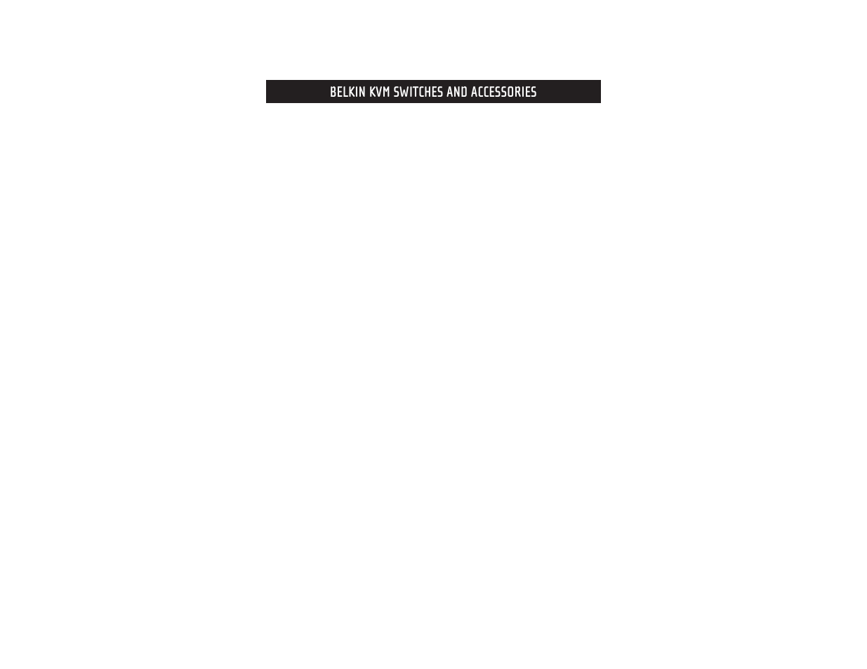 Belkin kvm switches and accessories | Belkin F1DD104U  EN User Manual | Page 23 / 31
