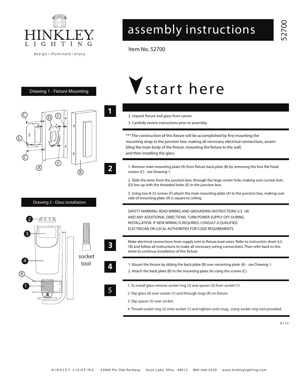 Hinkley Lighting ADELE 52700 User Manual | 1 page