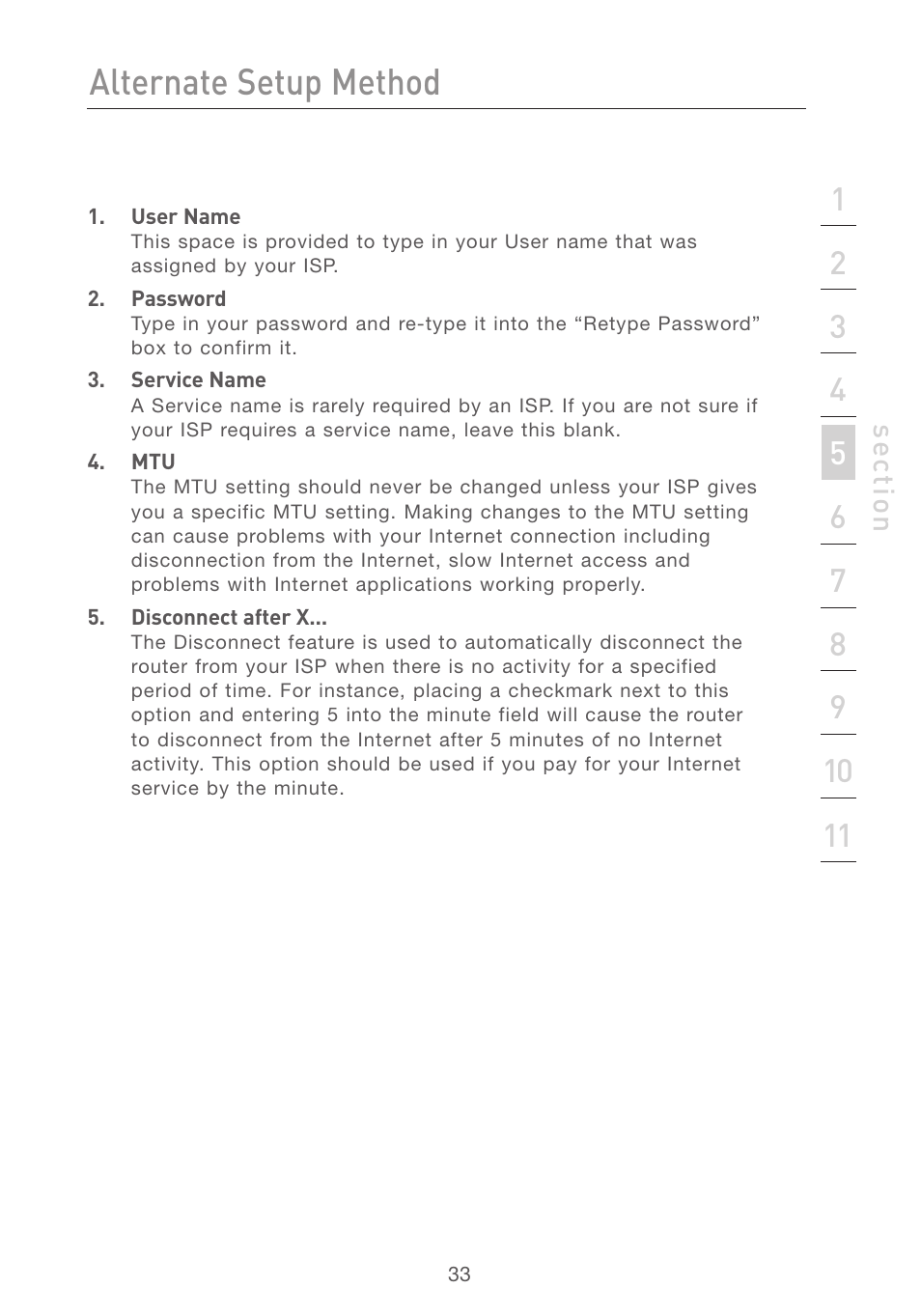 Alternate setup method | Belkin F5D7231-4 User Manual | Page 35 / 133