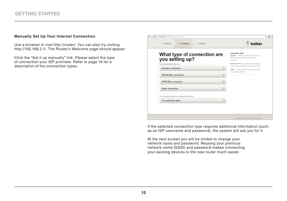 Belkin WIRELESS AC+ GIGABIT ROUTER AC900 DB User Manual | Page 12 / 59