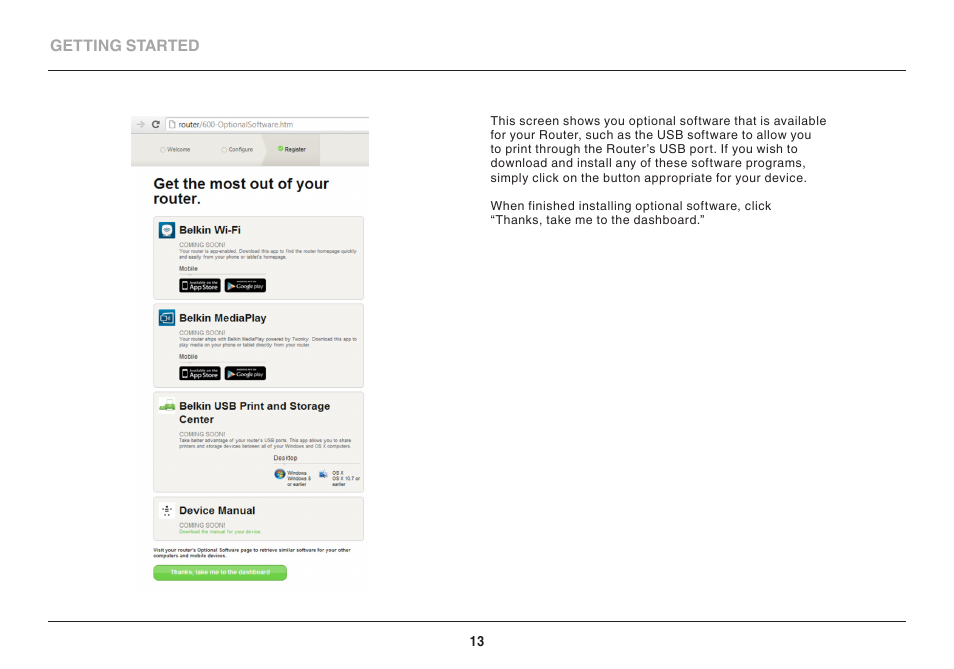 Belkin WIRELESS AC+ GIGABIT ROUTER AC900 DB User Manual | Page 15 / 59