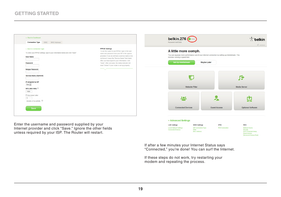 Belkin WIRELESS AC+ GIGABIT ROUTER AC900 DB User Manual | Page 21 / 59