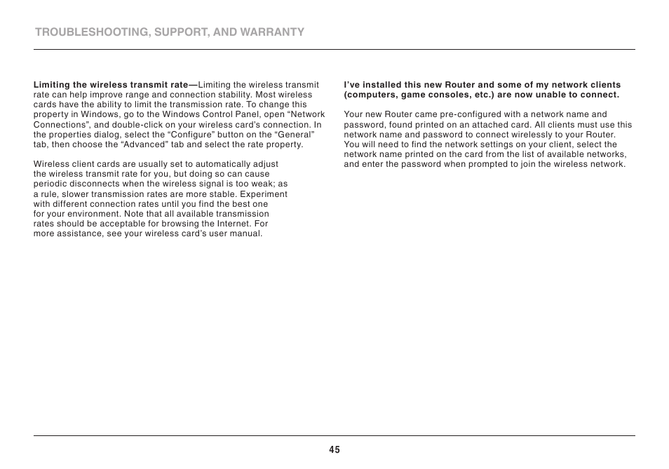 Belkin WIRELESS AC+ GIGABIT ROUTER AC900 DB User Manual | Page 47 / 59