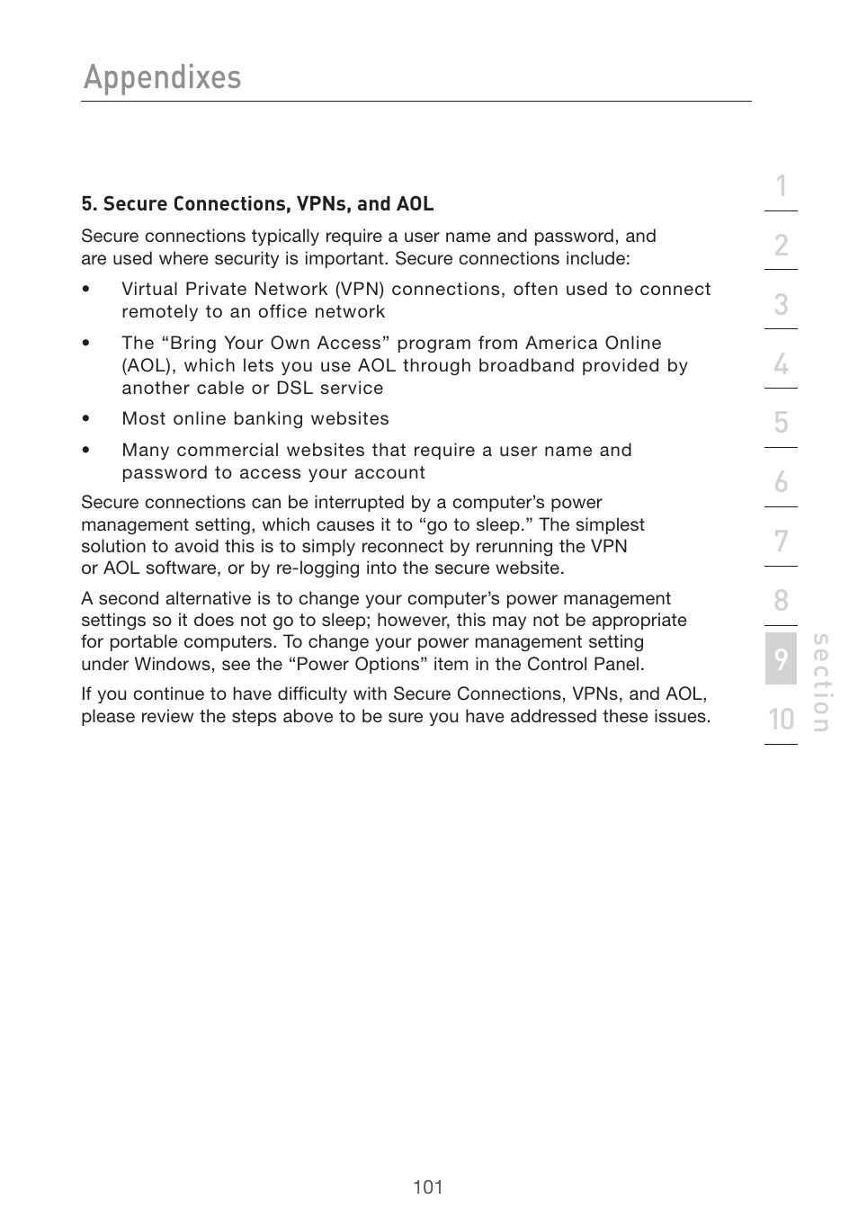 Appendixes | Belkin F5D7632uk4v3000 User Manual | Page 101 / 108